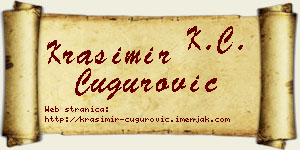 Krasimir Čugurović vizit kartica